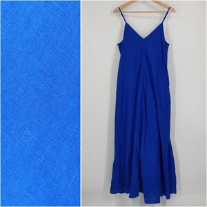 Tommy Hilfiger Linen A Line Midi Dress